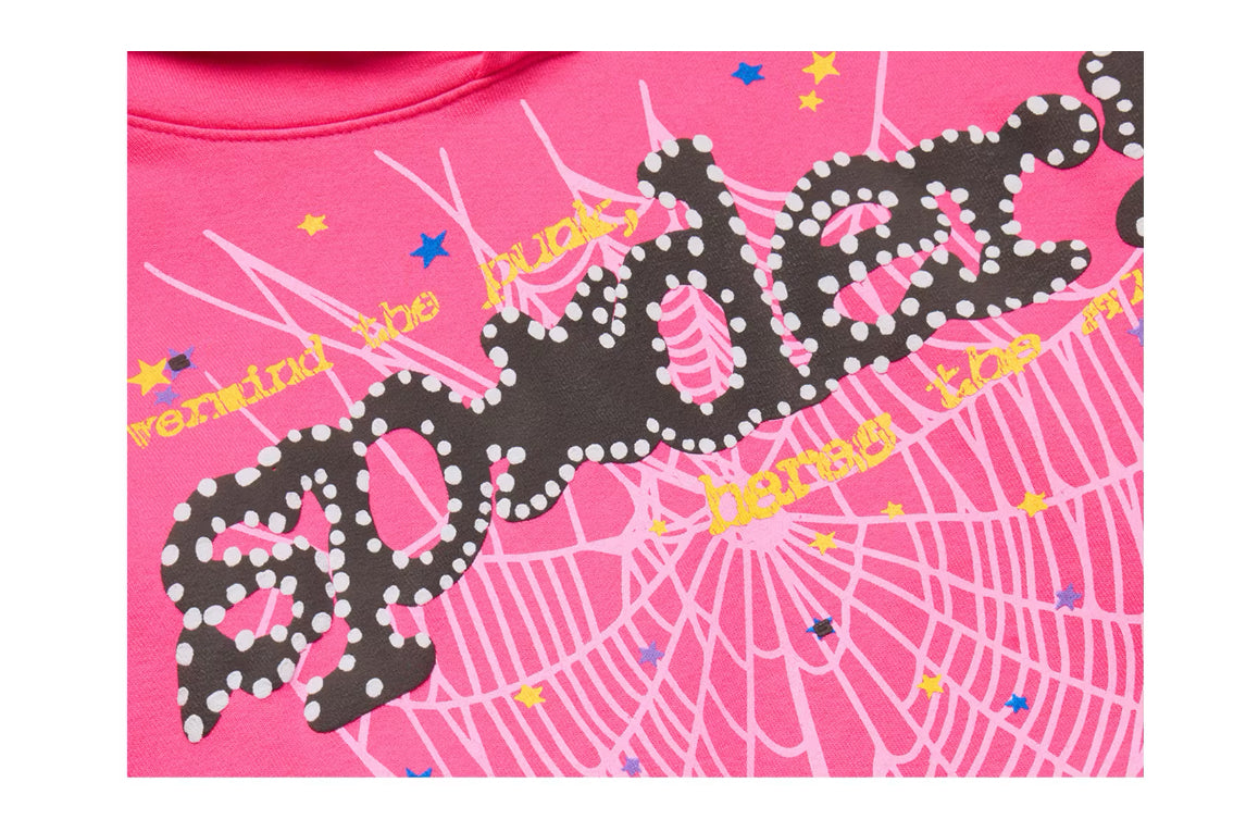 Sp5der Pink V2 Hoodie