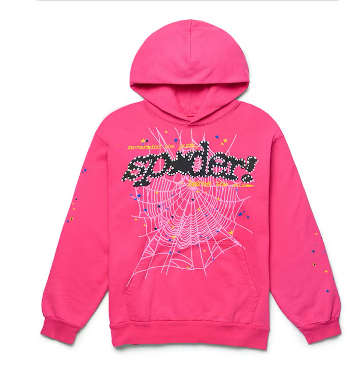 Sp5der Pink V2 Hoodie