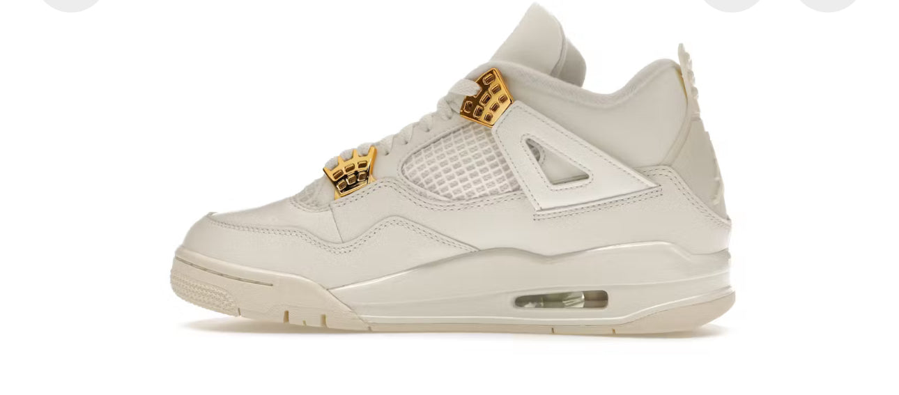 Jordan Retro 4 Metallic Gold